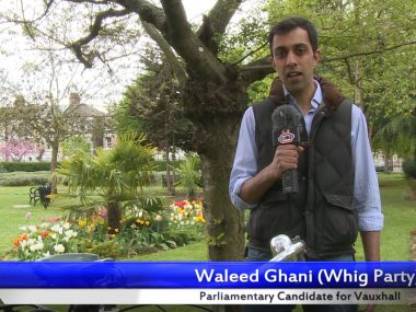 Waleed Ghani’s 30 second election pitch