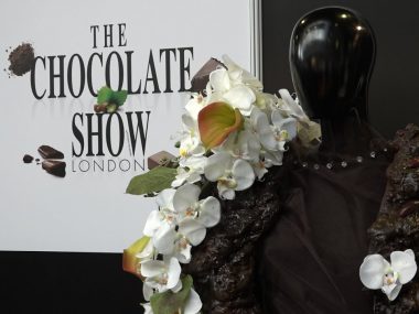 Lady Wimbledon at the Chocolate Show Olympia