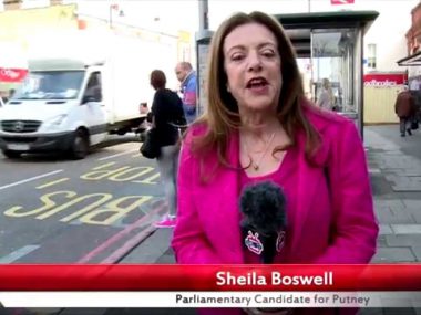 Sheila Boswell’s 30 second election pitch