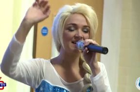 Elsa and Anna from “Frozen” visit Tooting Primary School (extended version)